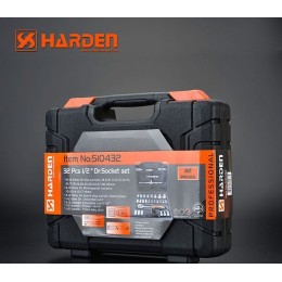 HARDEN Набор головок в кейсе 1/2 32пр. 510432