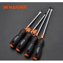 HARDEN Профессиональная шлицевая отвертка 8x200мм 550361
