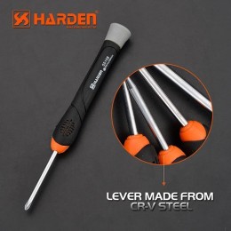 HARDEN Профессиональная крестовая отвертка для точных работ PH0х50мм 550107