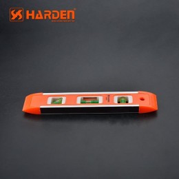 HARDEN Уровень пластиковый с магнитной планкой 230мм 580521