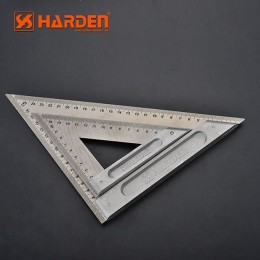 HARDEN Линейка треугольник из нержавеющей стали 200мм 580727