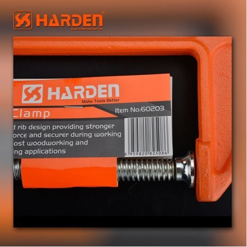 Прижимная струбцина HARDEN G - тип 4" 600202