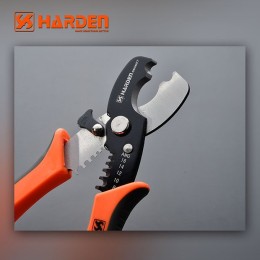 HARDEN Стриппер кабельный с резаком 8 660627