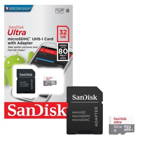 Флеш карта SANDISK Ultra micro SDHC 32Gb 1007547