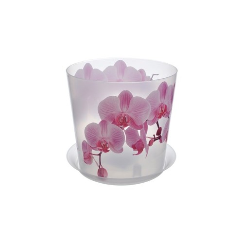 Кашпо Орхидея 1,2 л. М-ПЛАСТИКА М 3105 розовый