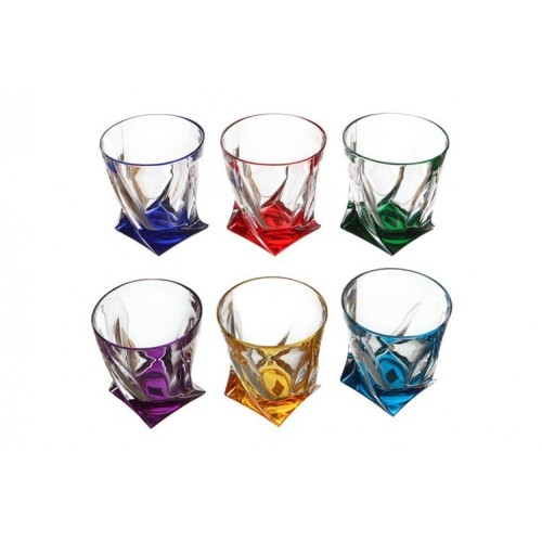 Набор стаканов для виски BOHEMIA Quadro 340 мл.(6 шт.) 039-064/155