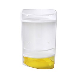 АЛЬТЕРНАТИВА Полка для ванной М 3153 желтый