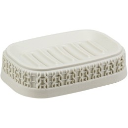 М ПЛАСТИКА Мыльница Вязание М 2238 белый ротанг