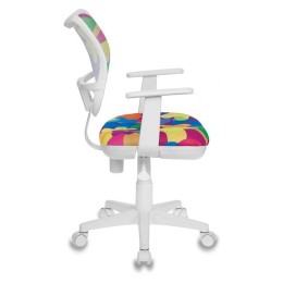 Бюрократ Кресло детское CH-W797/ABSTRACT спинка сетка мультиколор абстракция сиденье мультиколор абстракция 483041