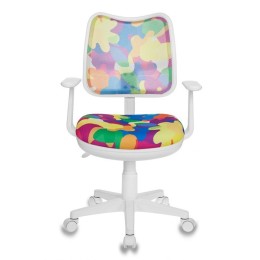 Бюрократ Кресло детское CH-W797/ABSTRACT спинка сетка мультиколор абстракция сиденье мультиколор абстракция 483041