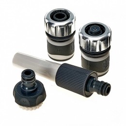 ГИДРОАГРЕГАТ Шланг поливочный 3/4 дюйма, 20 м, армированный, 3-х слойный АМАТУС классик (набор коннекторов )