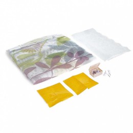 УЮТОМАНИЯ Сетка антимоскитная универсальная 100x220см с магнитными замками УТ 4003 белая