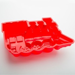 WEBBER Форма 33х19х8см Паровоз BE 4260 S красный