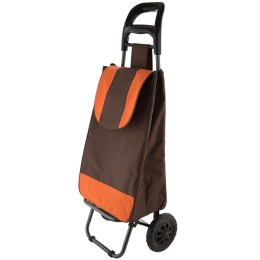 DELTA Тележка багажная ручная 25кг ТБР-20 коричневая с оранжевым