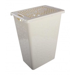 АЛЬТЕРНАТИВА Корзина для белья 30 л.Виолетта М 6344 слоновая кость