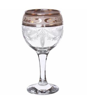 ГУСЬ ХРУСТАЛЬНЫЙ Набор бокалов для вина Русский узор 260мл. (EAV49-411)