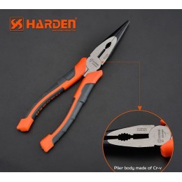HARDEN Промышленные длинноносые плоскогубцы 6 560181