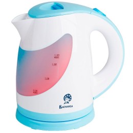 ВАСИЛИСА Чайник электрический Т27 2200 белый с голубым