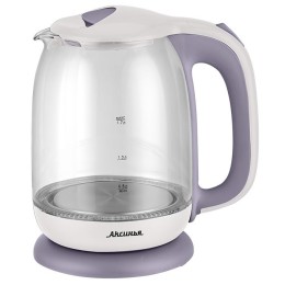 АКСИНЬЯ Электрический чайник КС 1020 белый с фиолетовым