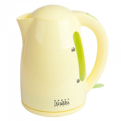 Электрический чайник Delta DL 1302 зелено-желтый
