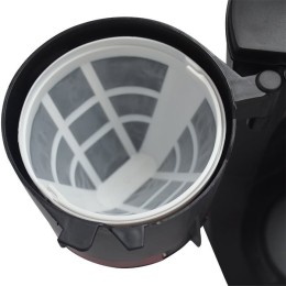 DELTA Кофеварка LUX DL 8152 черная с красным