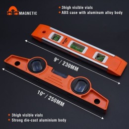 HARDEN Уровень профессиональный алюминиевый с магнитом 250мм 580522