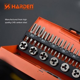 HARDEN Набор метчиков и плашек 32пр 610453