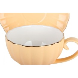 КОРАЛЛ Набор чайный 2 пр. Миндальный крем ZL09782-1