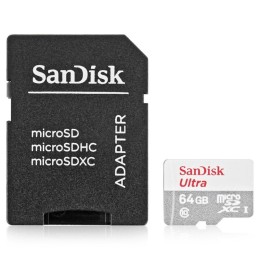 SANDISK Ultra Флеш карта micro SDHC 64Gb 1007546