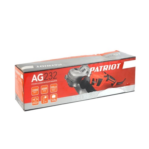 Угловая шлифовальная машина Patriot AG 232