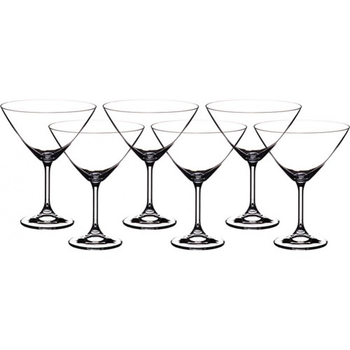 Набор бокалов для мартини BOHEMIA Sylvia/Klara 280 мл. (6 шт.) 91L/4S415/0/00000/280-662