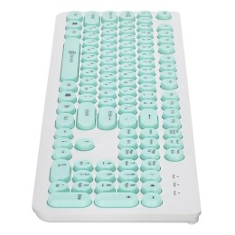 Oklick Клавиатура 400MR 1070514 бел/мятн