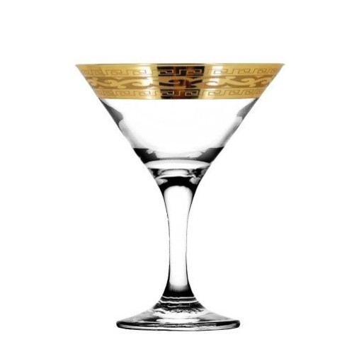 Набор бокалов для мартини ГУСЬ ХРУСТАЛЬНЫЙ Версаче 150мл. EAV08- 410