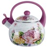 Эмалированный чайник 2,5 л. METALLONI Чайная роза EM 25101/35