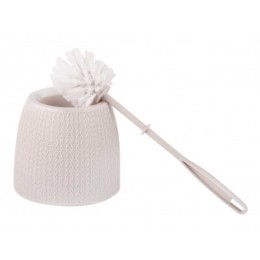 АЛЬТЕРНАТИВА Комплект для туалета Вязаное плетение М 7627 светло-серый