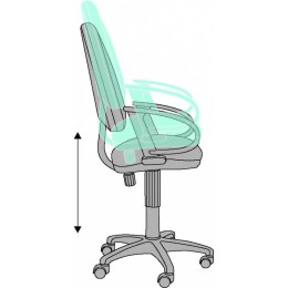 Бюрократ Кресло CH-300/BLUE 491231