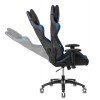 Кресло игровое Бюрократ VIKING 4 AERO BLUE две подушки черный/синий искусст. кожа/ткань 1197920