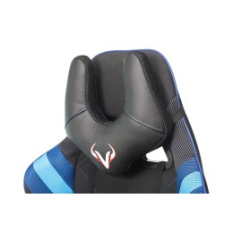 Бюрократ Кресло игровое VIKING 4 AERO BLUE две подушки черный/синий искусст. кожа/ткань 1197920
