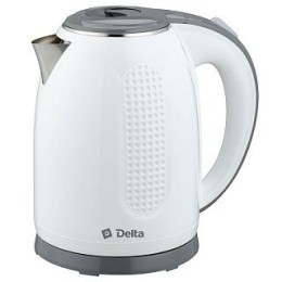 DELTA Электрический чайник DL 1019 белый с серым