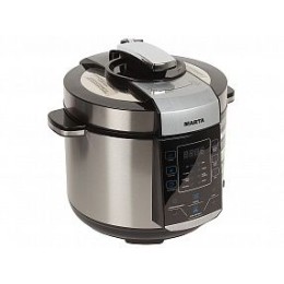MARTA Мультиварка-скороварка MT 4312 черный/сталь