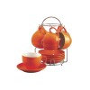 Набор чайный 12пр. КОРАЛЛ Апельсин TS012-OR