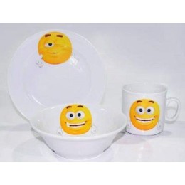 ДФЗ Набор посуды д/завтрака 3 пр. Озорнички 6С2540Ф34