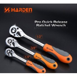 HARDEN Профессиональная рукоятка с трещоткой 1/4 6,3мм