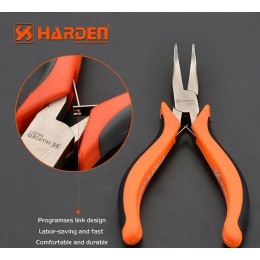 HARDEN Плоскогубцы с изогнутым носом МИНИ 4,5 560302