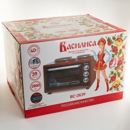 ВАСИЛИСА Духовка электрическая ВС 2 К 39 черная