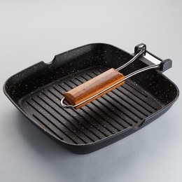 ЗАБАВА Сковорода гриль 24х24см ЯШМА РК-4031А