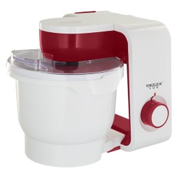 DELTA Кухонный комбайн 800W LUX DL 7500 P белый с бордовым