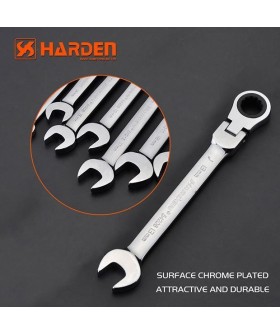 HARDEN Ключ комбинированный профессиональный с трещеткой 12мм 540205