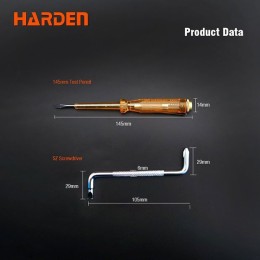 HARDEN Набор профессиональных отверток 10пр. 550395