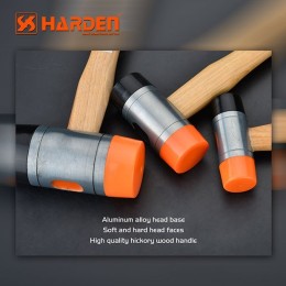 HARDEN Молоток рихтовочный двухсторонний с деревянной ручкой 1,3кг 590427